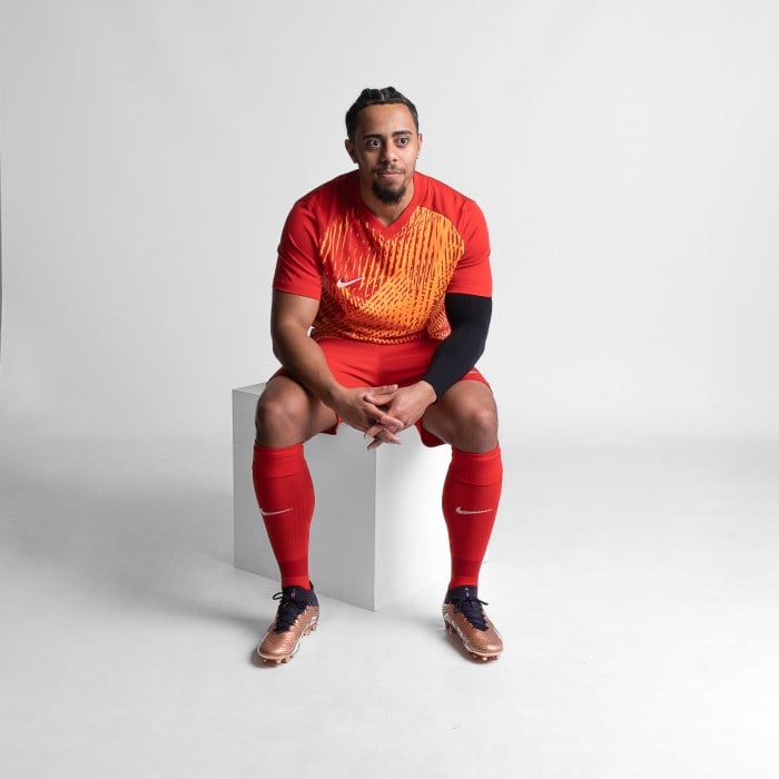 Nike Dri-Fit Precision VI Jersey University Red-Bright Citrus-White